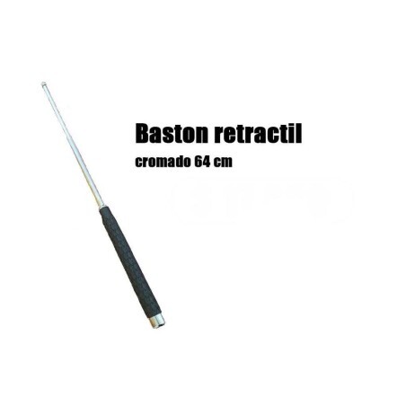 bastón retráctil profesional 64 cm