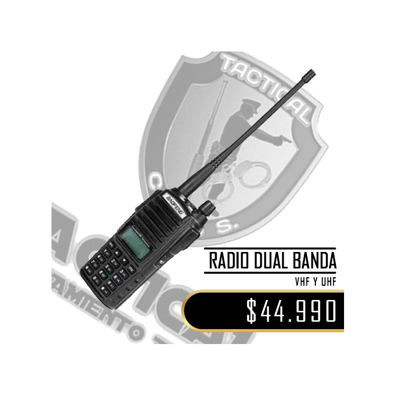 Radio portátil dual banda ( vhf  / uhf )